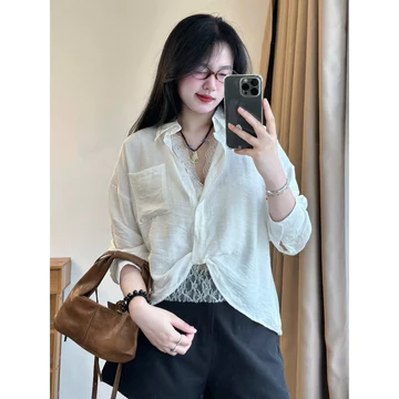 hàng loại 1 áo sơ mi nữ kèm áo ren trong sẵn hàng , áo sơ mi nữ kiểu , áo nữ thiết kế , sơ mi trắng nữ .