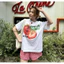 Áo Thun Dâu Tây Vải Cotton Thời Trang Mùa Hè Phong Cách Bacsic