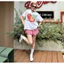 Áo Thun Dâu Tây Vải Cotton Thời Trang Mùa Hè Phong Cách Bacsic