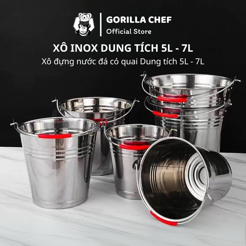 Xô inox - Giá Tốt, Miễn Phí Vận Chuyển, Đủ Loại | Shopee Việt Nam