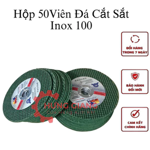50 Viên Đá Cắt Kim Loại, Cắt Sắt, Cắt inox 1 tấc 100mm CÁ USA