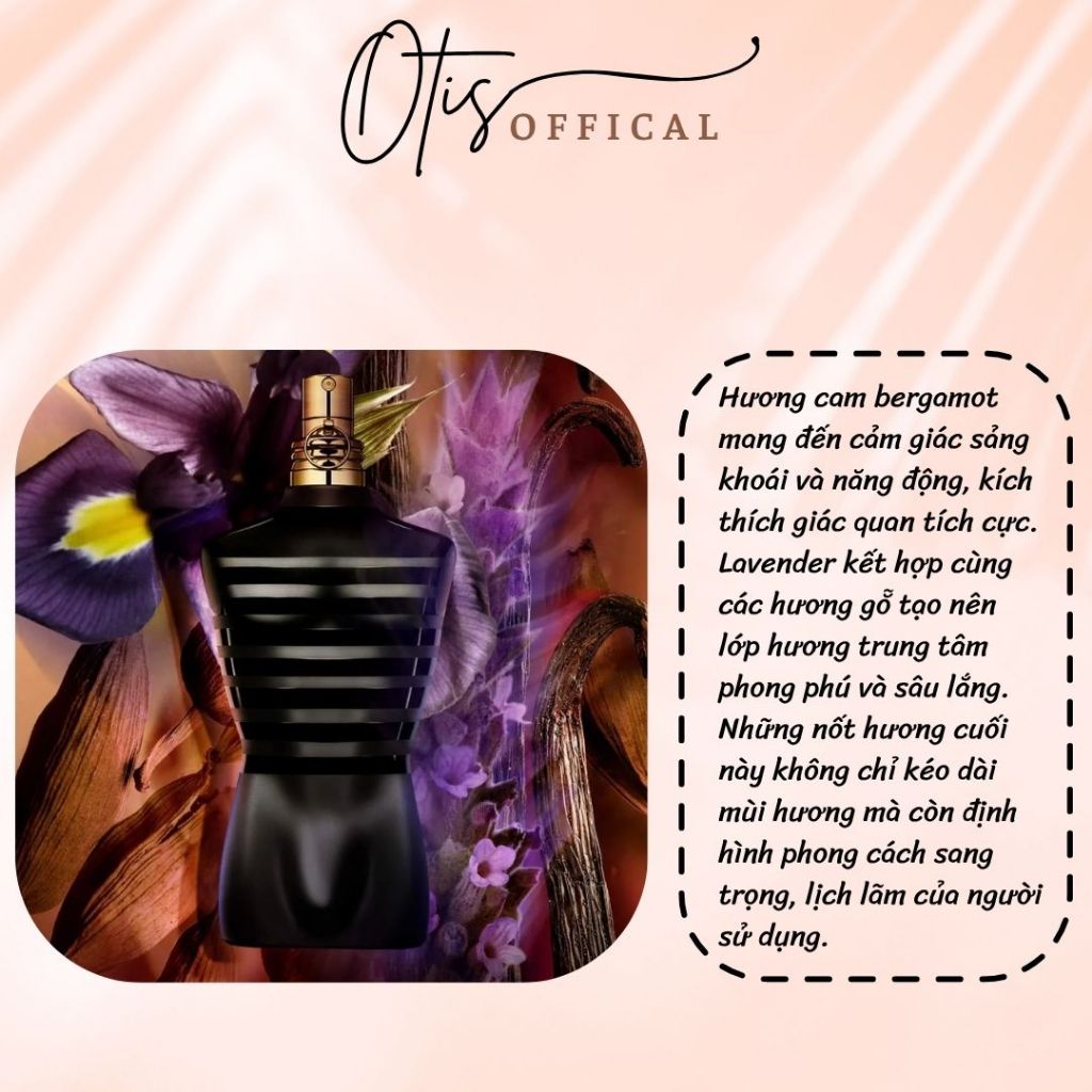 Nước Hoa Chiết 10ml Nam JPG Le Male Le Parfum Hương Thơm Ấm áp, Lôi cuốn, Hấp dẫn