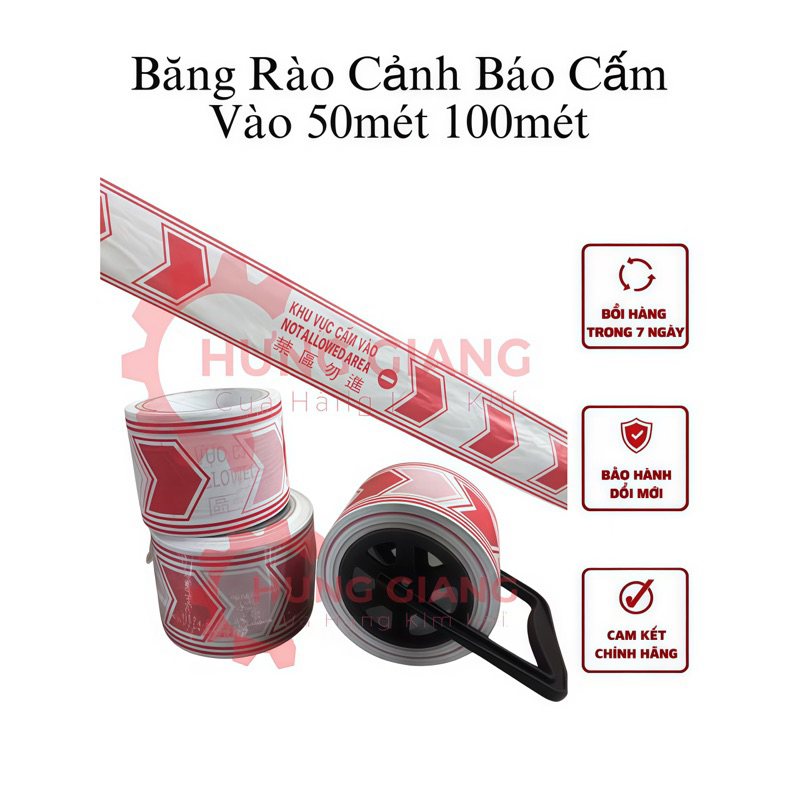 Cuộn Dây Rào Cảnh Báo Công Trình, Băng Rào Cấm Vào Bảo Vệ An Toàn