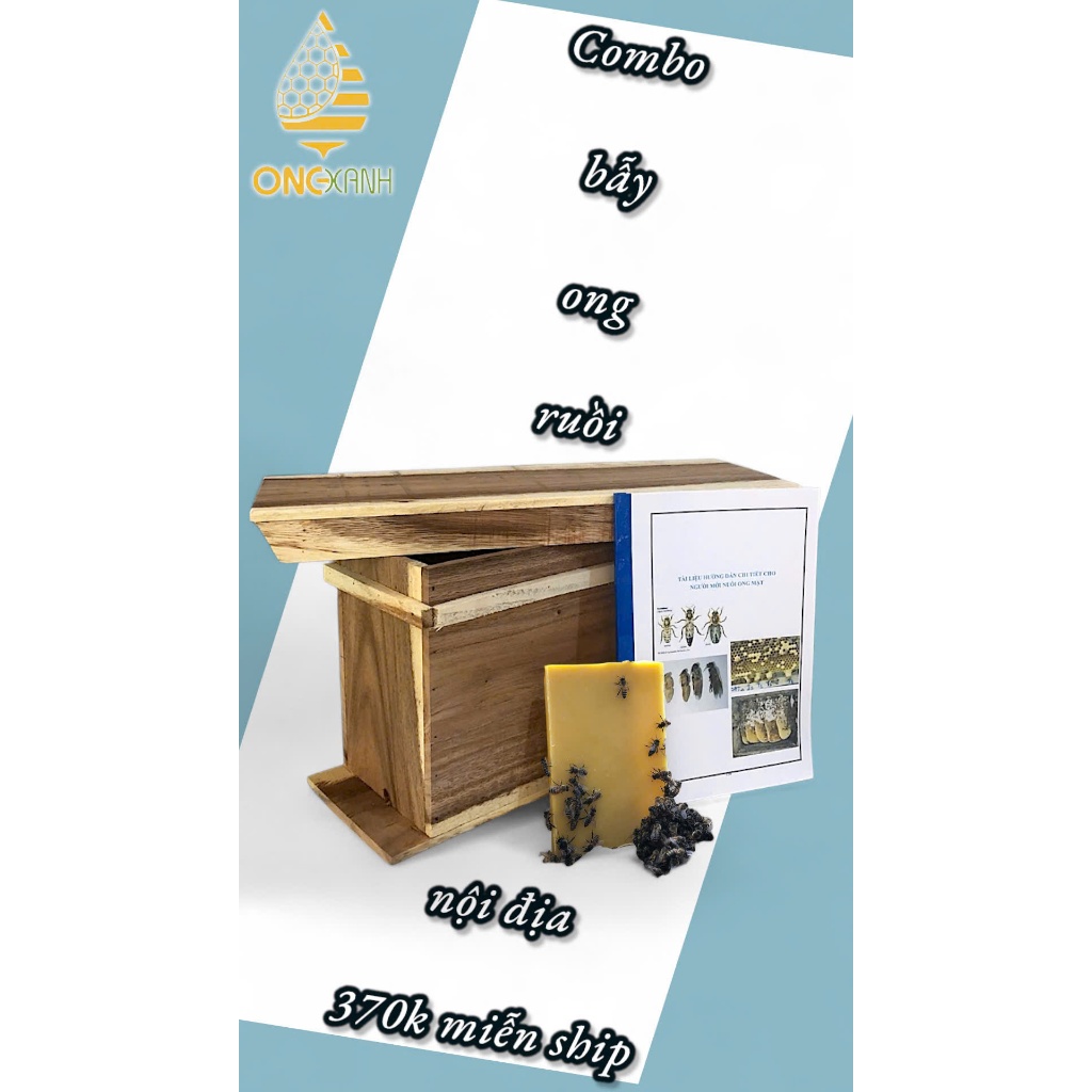 Combo bẫy ong ruồi nội địa 370 hiệu quả cao không cần bắt chúa