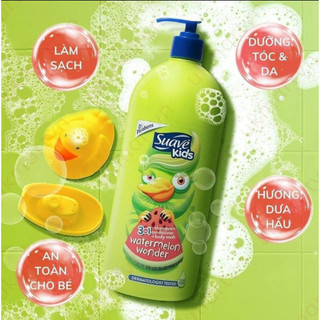 Sữa tắm gội xả Suave Kids 3 in 1 mẫu mới chai có vòi 532ml/ 1L8 NK Mỹ - CÔ THƯ MARKET