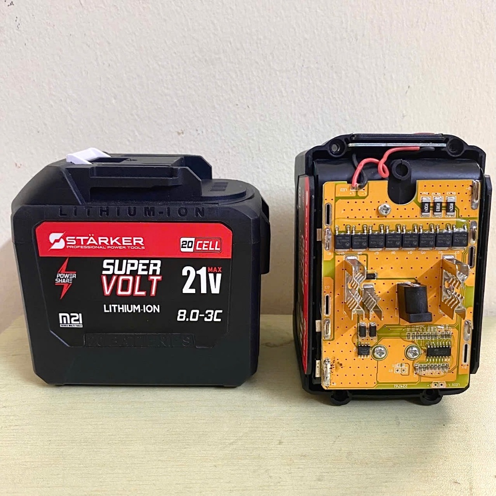 Pin 15 Cell, 20 cell STARKER/ THPRO 3 Mosfet, 8 Mosfet 18v - 21v, Sử ...