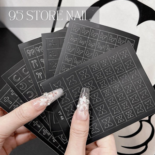 Sticker nail dán móng tạo hiệu ứng ombre 3D đẹp