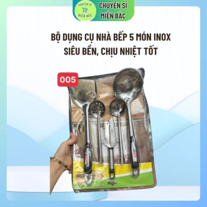Bộ dụng cụ nhà bếp 5 món INOX