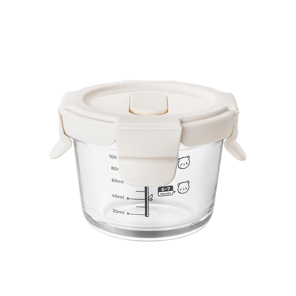 Bộ ba hộp thủy tinh bảo quản thực phẩm cho bé Elmich BabyCare