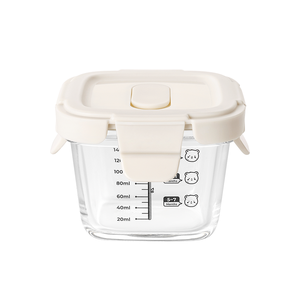 Bộ ba hộp thủy tinh bảo quản thực phẩm cho bé Elmich BabyCare