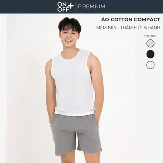 Áo sát nách nam cotton compact ONOFF Extra thấm hút làm mát ONOFF  - 18IV25S018
