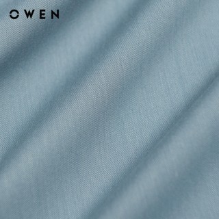 Owen - Áo sơ mi dài tay Regular Fit AR250094DT màu Xanh đậm chất liệu Milk
