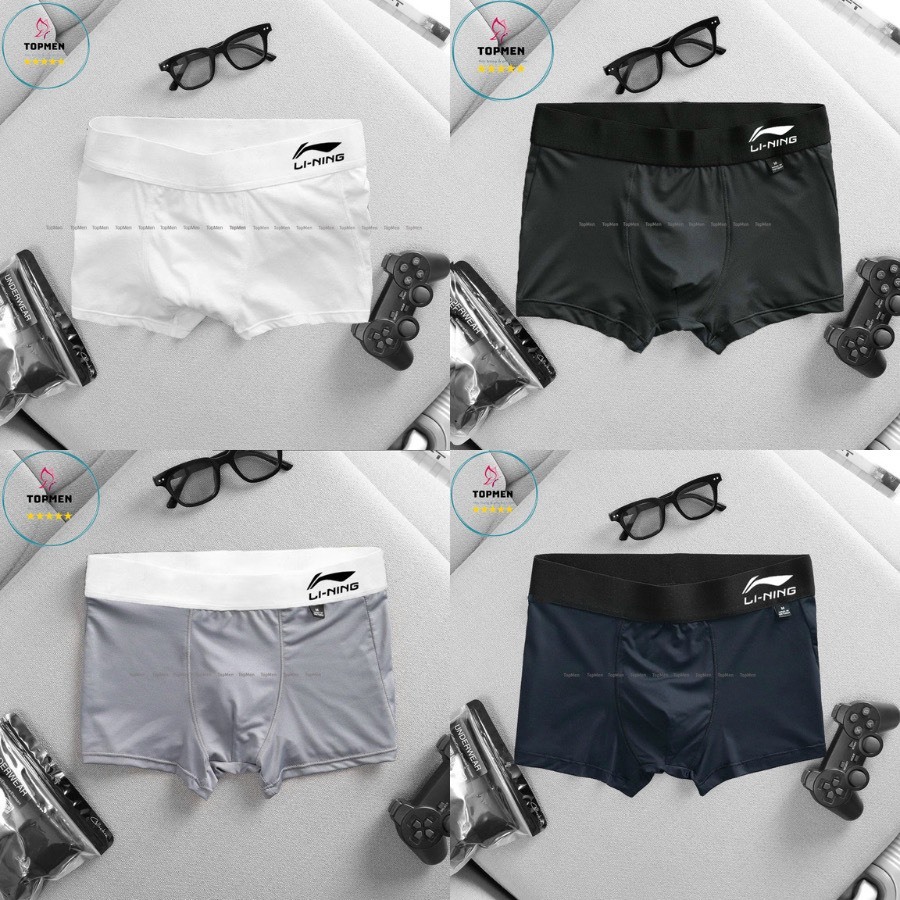 [COM BO 5] Quần sịp nam đùi boxer thun lạnh cao cấp, thoáng mát thấm hút mồ hôi đa dạng mẫu mã