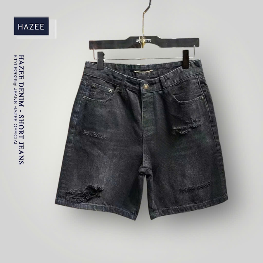 Short Jean Nữ Rách Thời Trang HAZEE Lưng Cao style Cá Tính