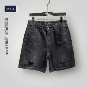Short Jean Nữ Rách Thời Trang HAZEE Lưng Cao style Cá Tính