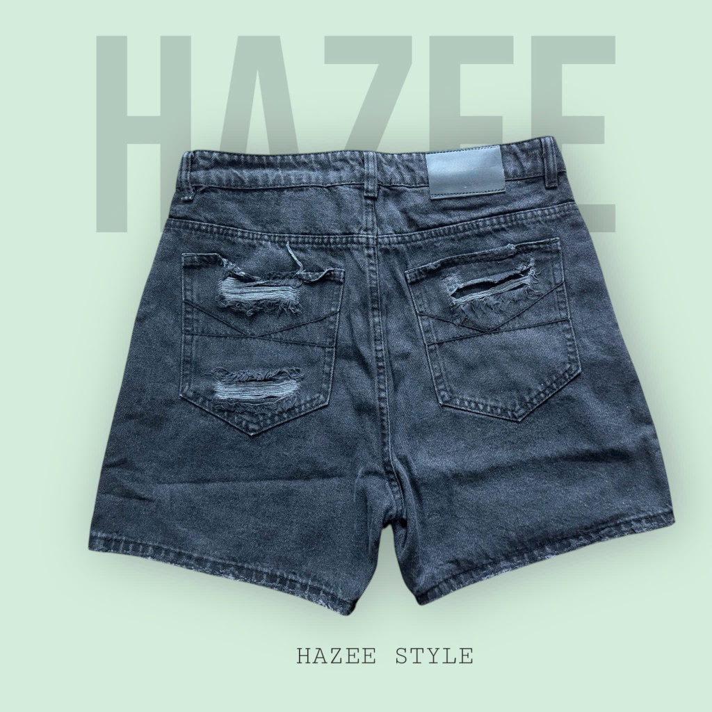 Short Jean Nữ Rách Thời Trang HAZEE Lưng Cao style Cá Tính