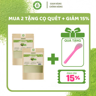 BỘT TRÀ XANH HỮU CƠ NGUYÊN CHẤT DÙNG LÀM ĐẸP, ĐẮP MẶT NẠ (Gói 50g)