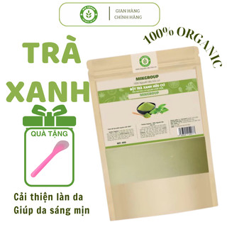 BỘT TRÀ XANH HỮU CƠ NGUYÊN CHẤT DÙNG LÀM ĐẸP, ĐẮP MẶT NẠ (Gói 50g)