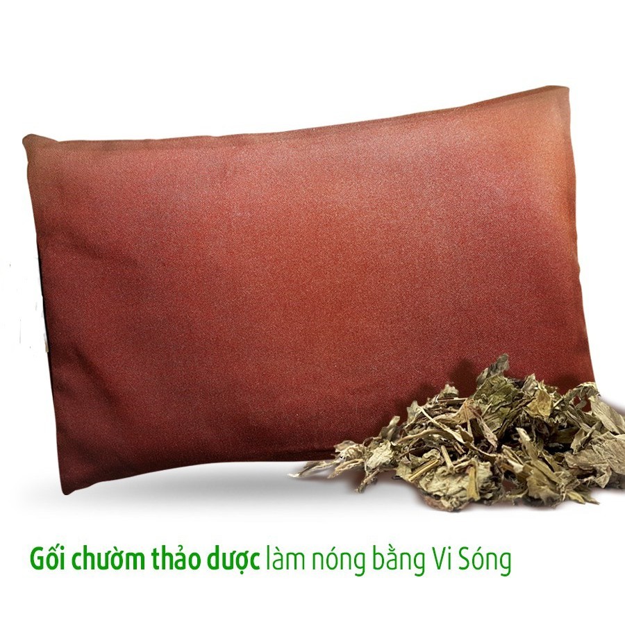 Gối Chườm Thảo Dược Nóng Lạnh Thư Giãn, Giảm Đau Mỏi Lưng Vai Gáy Mắt Chân Dùng Cho Gia Đình Spa Đông Y