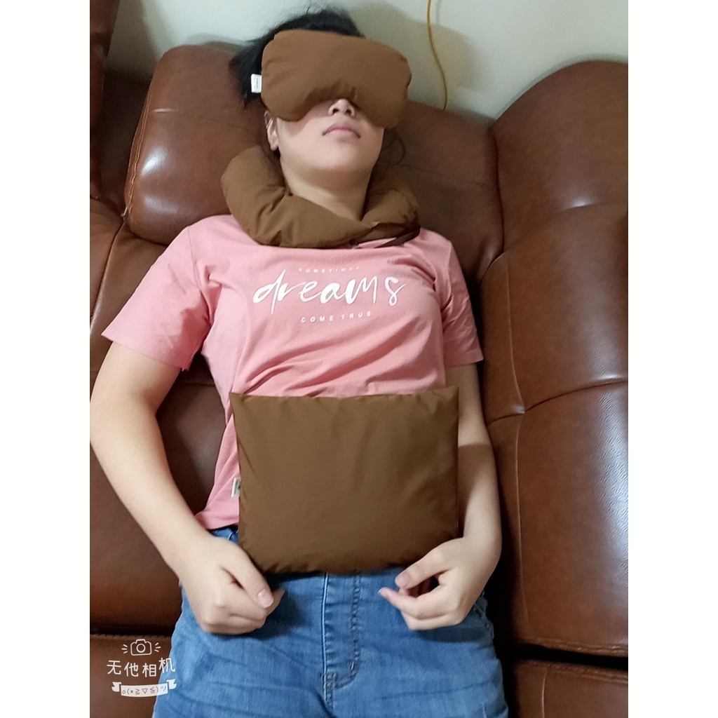 Gối Chườm Thảo Dược Nóng Lạnh Thư Giãn, Giảm Đau Mỏi Lưng Vai Gáy Mắt Chân Dùng Cho Gia Đình Spa Đông Y