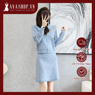 Đầm Dệt Kim Hai Mảnh Chữ A Khí Chất Thanh Lịch AL88
