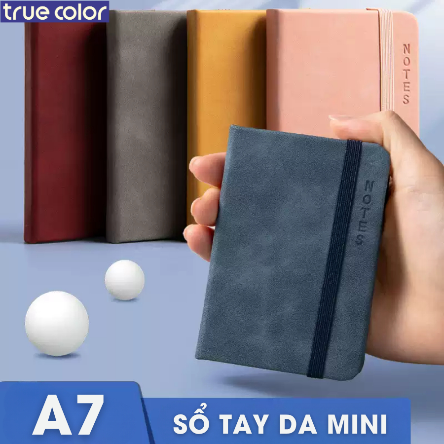 Sổ Tay Da Mini A7 160 Trang, Sổ Da Nhỏ Gọn Nhiều Màu Lựa Chọn - Sổ Ghi ...