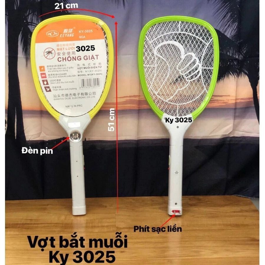 Vợt bắt muỗi Cao cấp KY 3025