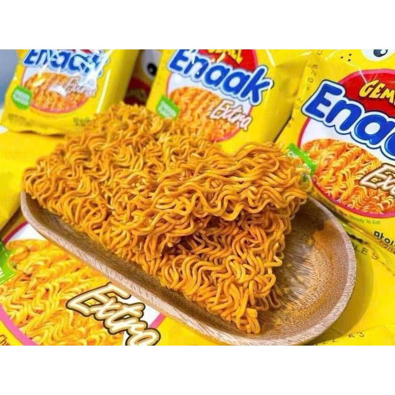 Mì snack Enaak vàng - thùng 24 gói