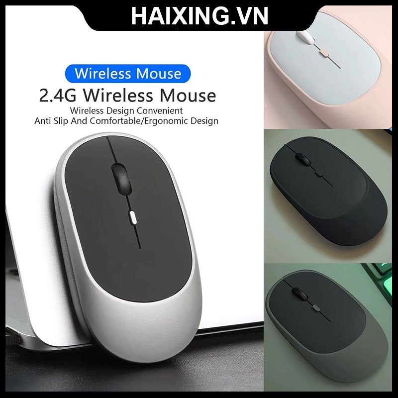 Chuột Máy Tính Không Dây Sạc Điện - Chuột Bluetooth Dual Mode Kết Nối Điện Thoại Máy Tính Bảng Laptop