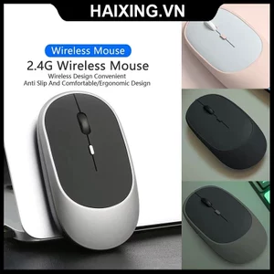 Chuột Bluetooth Dual Mode (USB+BT) Sạc Pin Cao Cấp - Chuột Máy Tính Không Dây Silent Chống Ồn Đa Năng