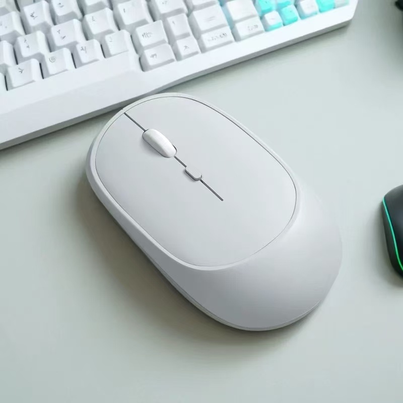 Chuột Máy Tính Không Dây Sạc Điện - Chuột Bluetooth Dual Mode Kết Nối Điện Thoại Máy Tính Bảng Laptop