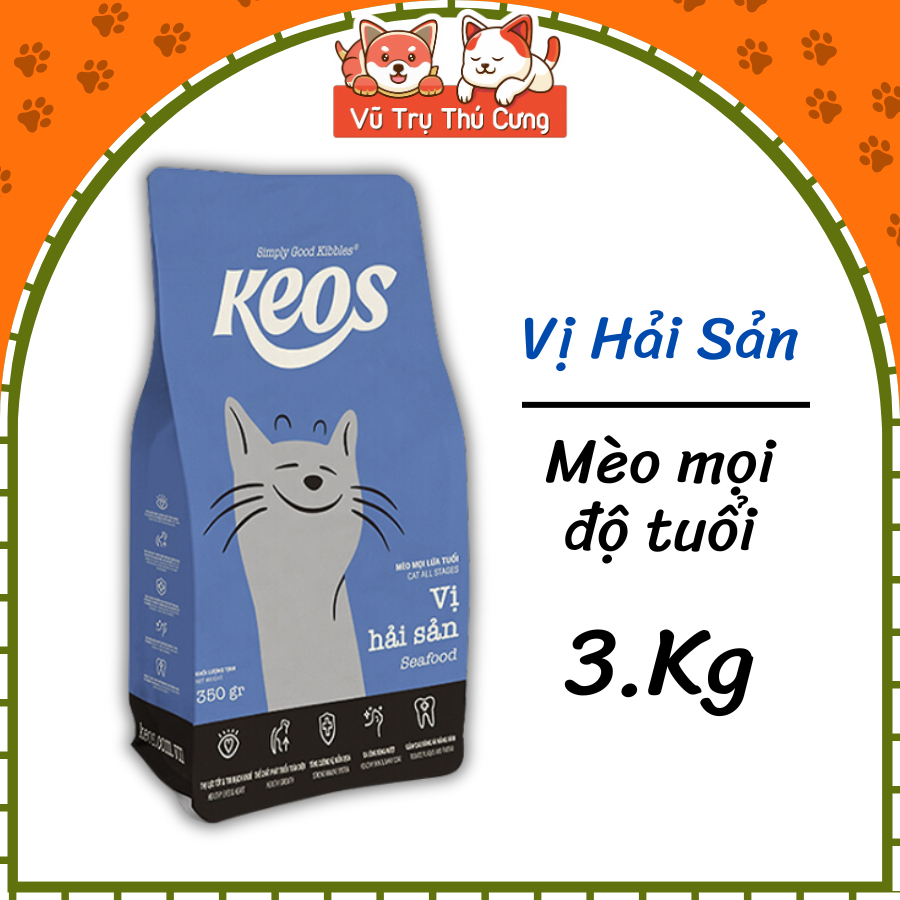 (3Kg) Hạt Keos Cho Mèo Mọi Độ Tuổi, Tiêu Búi Lông, Tiết Niệu