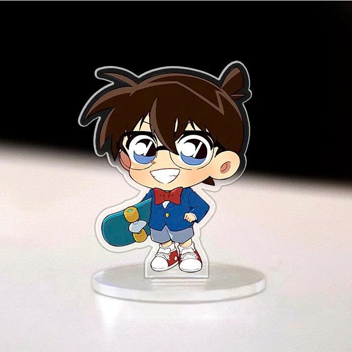 Standee, Mô Hình Conan Cao 5cm In UV Cắt Viền Mori Ran Heiji Kaito Kid Cute Trang Trí Góc Học Tập Bàn Làm Việc - SakuMai