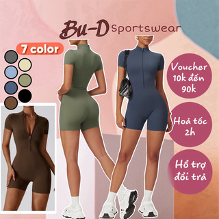 Bộ Đồ Tập Gym, Yoga Thể Thao Nữ Mẫu Jumsuit Chất Poly Thun Lạnh Cao Cấp (mã suit94)