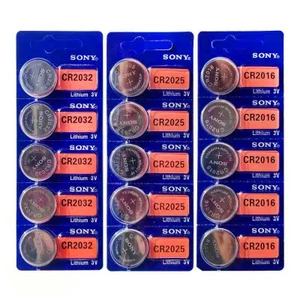 Pin Lithium nút áo Sony CR2032 CR2025 CR2016 Battery 3V pin cúc thay thế remote chìa khóa ô tô xe máy thiết bị điện tử