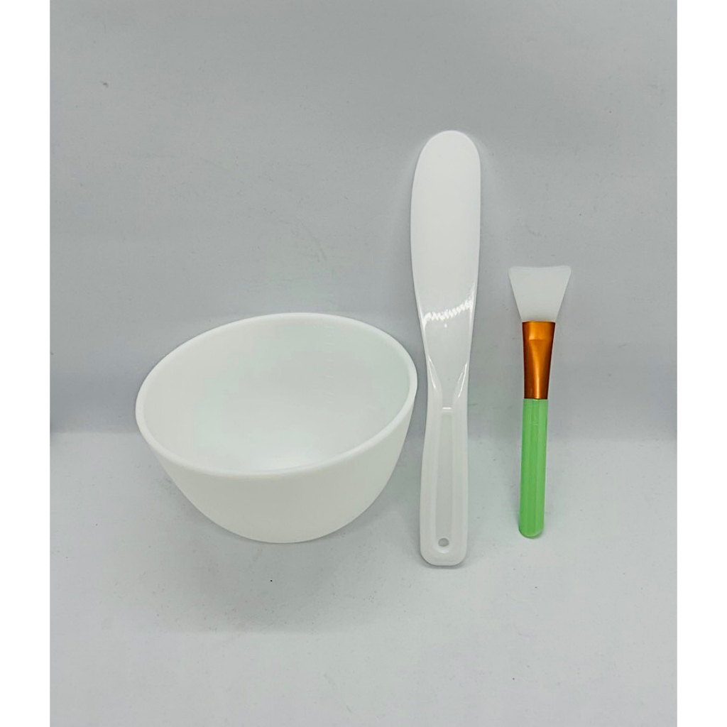 Combo Trọn Bộ Bát, Thìa, Chổi, Cọ Silicone, Set Dụng Cụ Chuyên Đắp Mặt Nạ Dùng Trong Spa, Thẩm Mỹ Viện