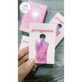 [hàng sẵn] Trương Tuấn Hào F3 | Hộp thẻ card laser 50 tấm TF Family F3 F4 | Lomo lomocard card laser bo góc Zhang Junhao