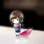 Standee Chibi, Standee Gojo Cao 5cm In UV Cắt Viền Jujutsu Kaisen Gojo Satoru Yuji Megumi Decor Bàn Làm Việc - SakuMai