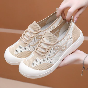 (Order) Giày giày nữ mùa hè mới giày lưới thoáng khí giày thường ngày giày nữ thời trang giày bệt thoải mái WGY0788