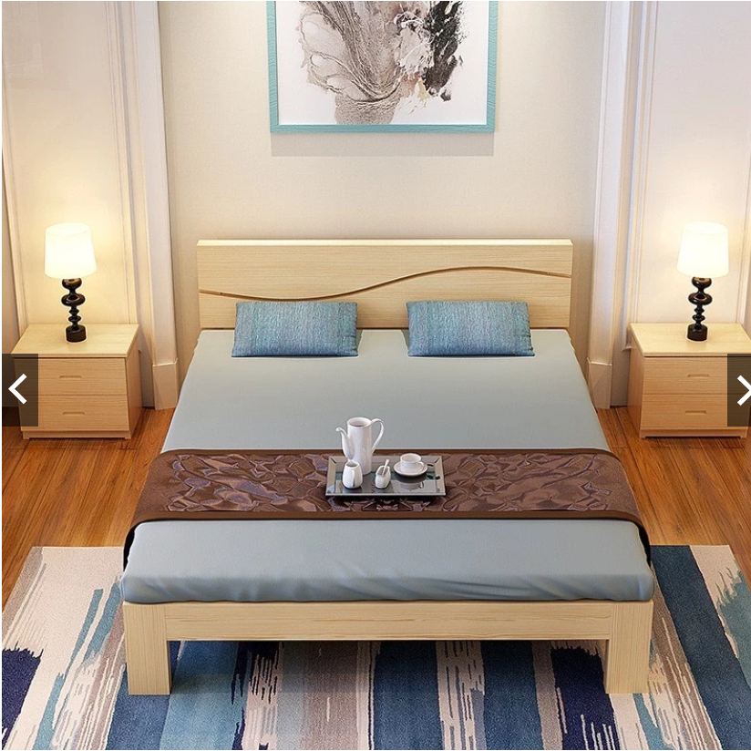 Giường Gỗ Thông Nguyên Khối – Chuẩn Mộc, Chuẩn Chất – Giá Rẻ Nhất