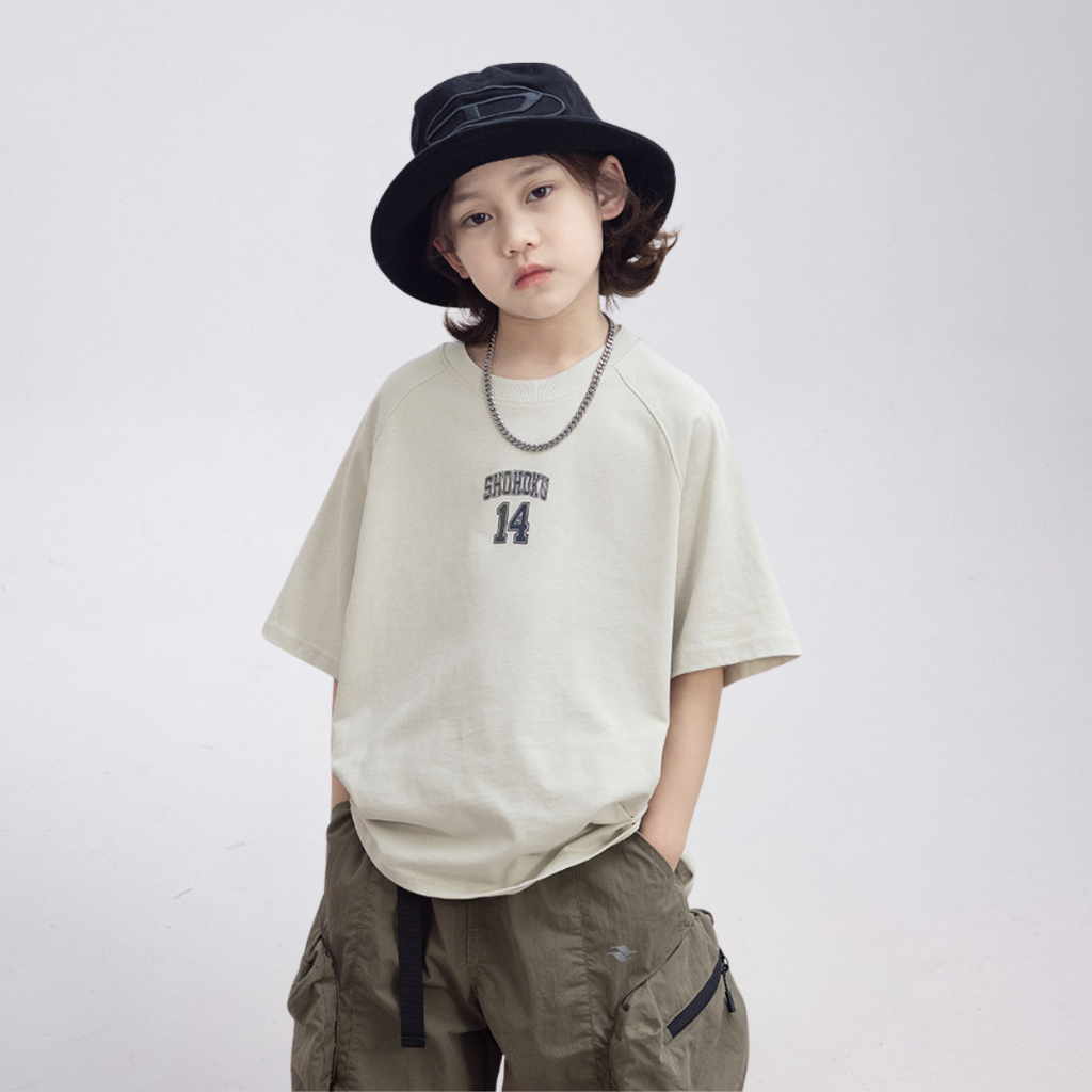 Áo Thun Ngắn Tay Mùa Hè Cho Bé Trai, Bé Gái In Hình Năng Động, Cổ Tròn B695 | JJ Kids Fashion