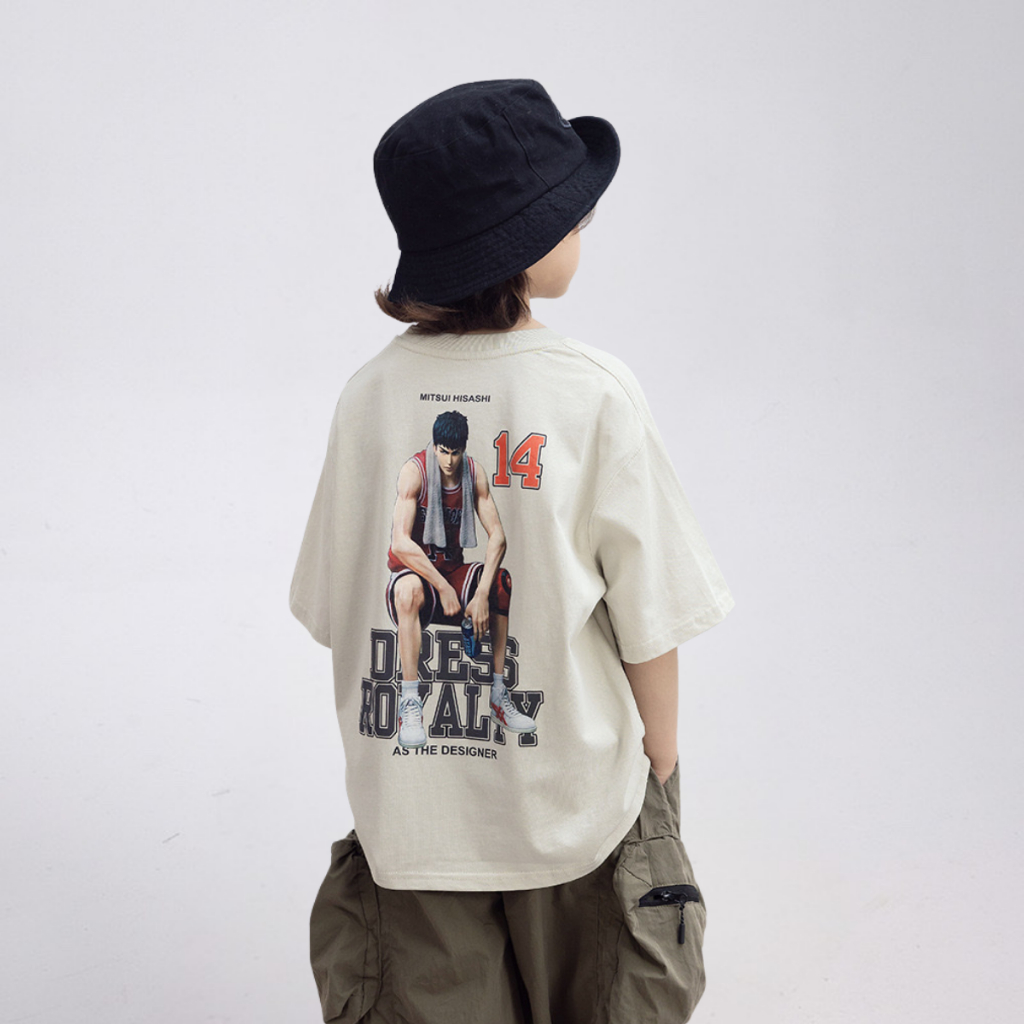 Áo Thun Ngắn Tay Mùa Hè Cho Bé Trai, Bé Gái In Hình Năng Động, Cổ Tròn B695 | JJ Kids Fashion