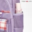 Ba lô chống gù cho bé TOKYOLIFE cặp sách đi học cho bé tiểu học nhiều ngăn chống nước 40002550 (27x13x39cm)