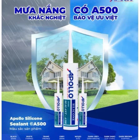 Keo silicone apollo chính hãng, Keo silicon apollo A100 A200 A300 A500 siêu dính