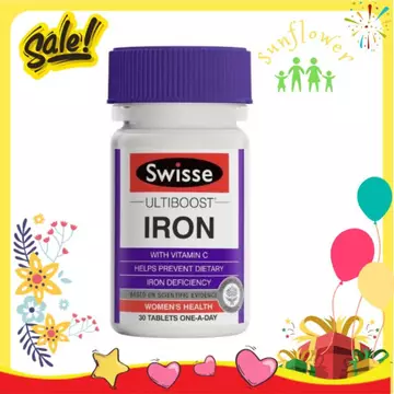 Viên uống sắt Swisse Ultiboost Iron 30 viên Úc