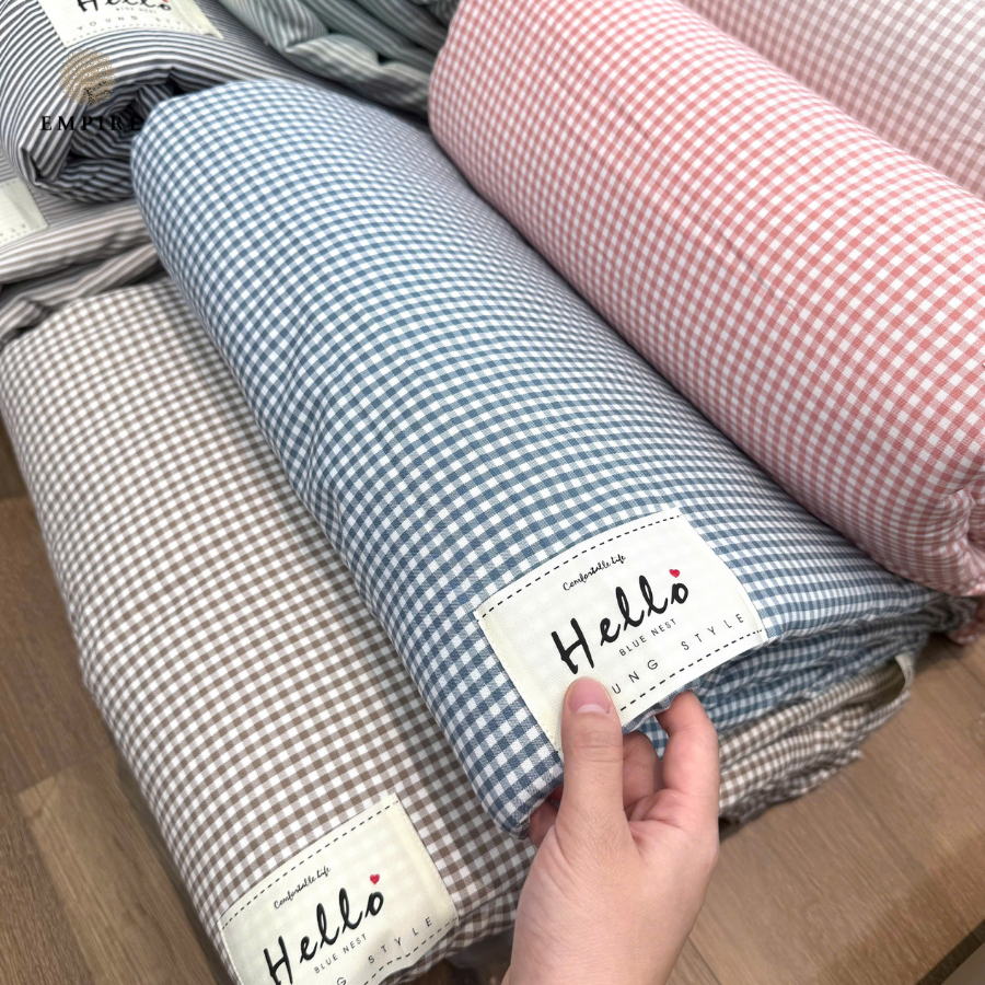 Bộ Chăn Ga Gối Tici EMPIRE Cotton Lụa Cao Cấp - EMPIRE Bedding Decor Êm Mịn, Thoáng Mát, Sang Trọng