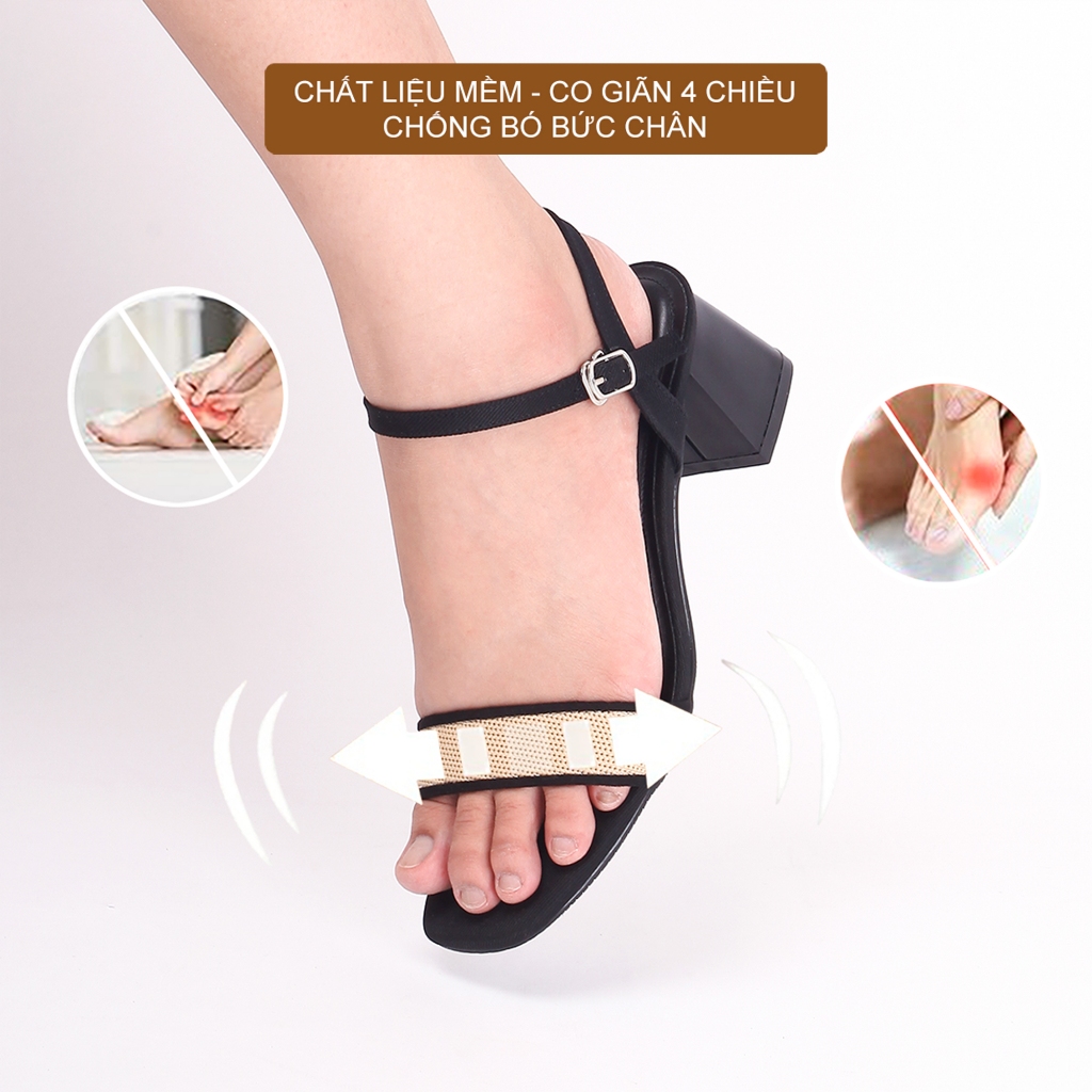 CORII - Giày Sandal Cao Gót Quai Ngang Bản Nhỏ Mũi Vuông Thời Trang và Thoải Mái Nhất - CR6IVR5 Kem Da phối Đen