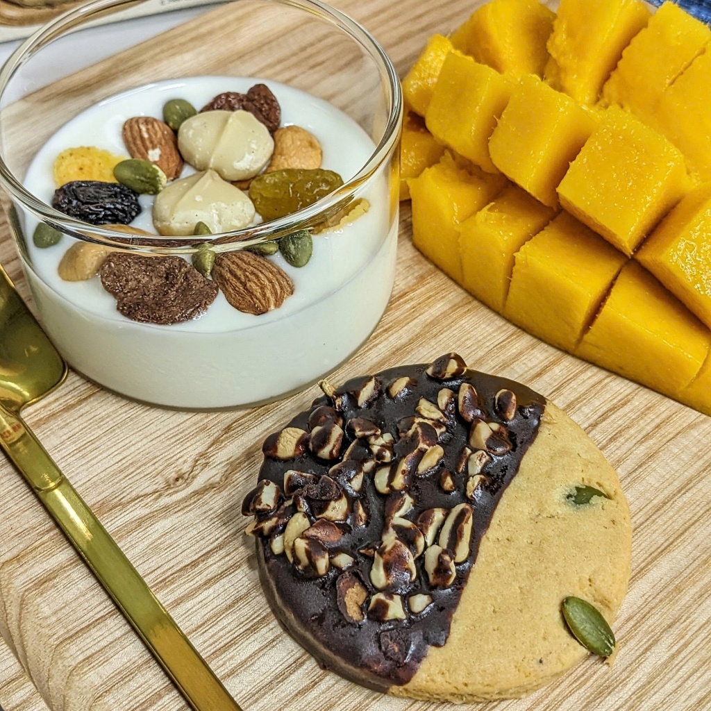 Bánh cookies protein, bánh quy ăn kiêng KD Shop vị yến mạch chocolate 760g (20 cái)