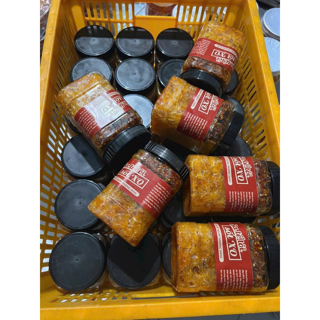 BÁNH TRÁNG SATE TỎI SỐT XO Hũ 350gr Ngon thượng hạng - Ăn vặt Su Xoắn