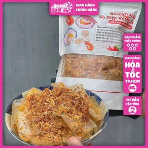 BÁNH TRÁNG SÒ ĐIỆP SỐT XO Túi 250gr siêu ngon dậm đà - Ăn vặt Su Xoắn